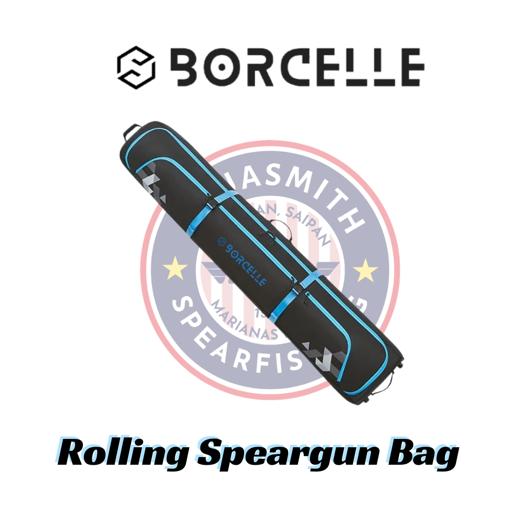 BorCeLLe Rolling Speargun Bag - Fully Padded Bag with Wheels for Air Travel