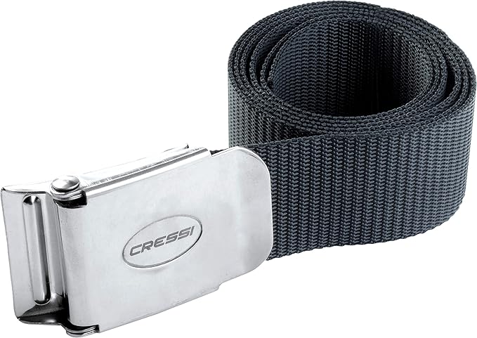 Cressi Nylon Weight Belt with Stainless Steel Buckle