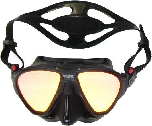 SpearPro Red Eye Mask – Spearfishing & Diving Mask