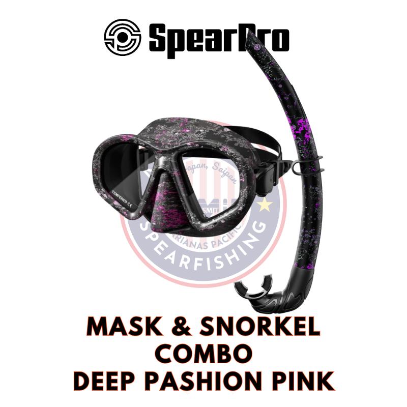 SpearPro Venom Mask & Snorkel Combo | Spearfishing & Diving Mask