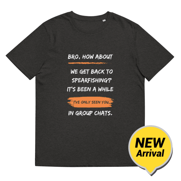 Back To Gaga Organic Cotton T-Shirt Dark Heather Grey / S