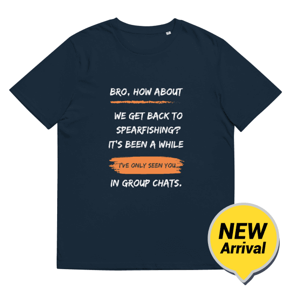 Back To Gaga Organic Cotton T-Shirt French Navy / S