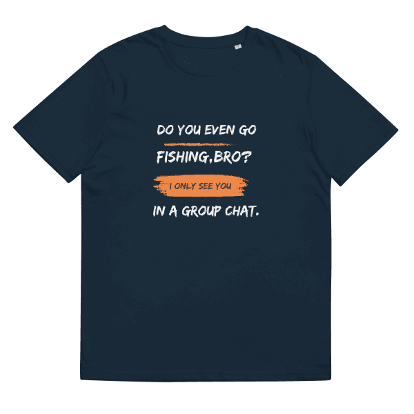 Chat Diver Organic Cotton T-Shirt French Navy / S