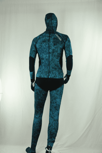 Cressi Blue Hunter 2 Pcs Mm Camouflage Wetsuits(Only Top) Wetsuit / Rashguard