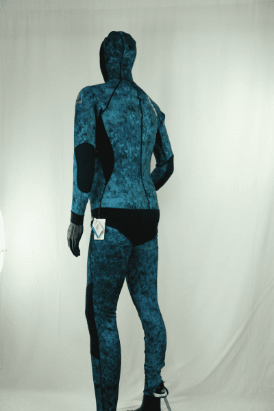 Cressi Blue Hunter 2 Pcs Mm Camouflage Wetsuits(Only Top) Wetsuit / Rashguard