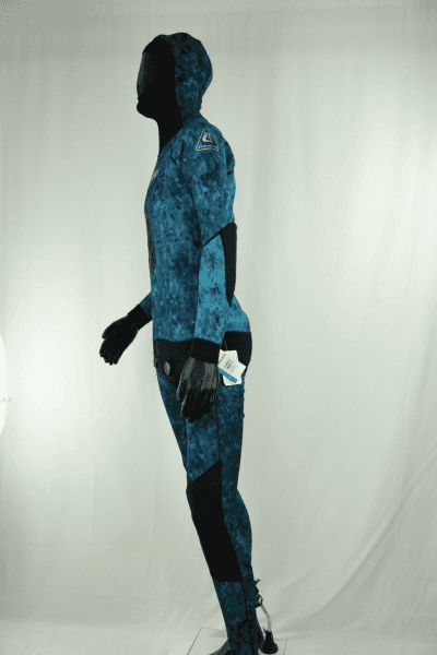 Cressi Blue Hunter 2 Pcs Mm Camouflage Wetsuits(Only Top) Wetsuit / Rashguard