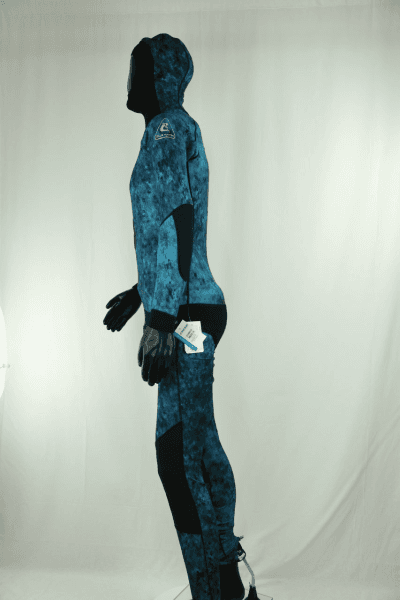 Cressi Blue Hunter 2 Pcs Mm Camouflage Wetsuits(Only Top) Wetsuit / Rashguard