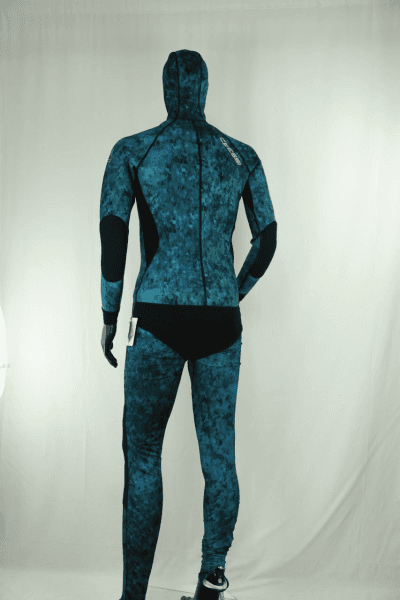 Cressi Blue Hunter 2 Pcs Mm Camouflage Wetsuits(Only Top) Wetsuit / Rashguard
