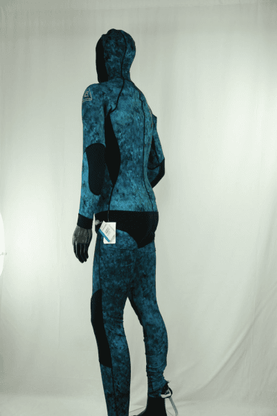 Cressi Blue Hunter 2 Pcs Mm Camouflage Wetsuits(Only Top) Wetsuit / Rashguard