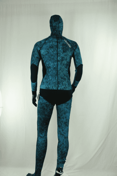 Cressi Blue Hunter 2 Pcs Mm Camouflage Wetsuits(Only Top) Wetsuit / Rashguard