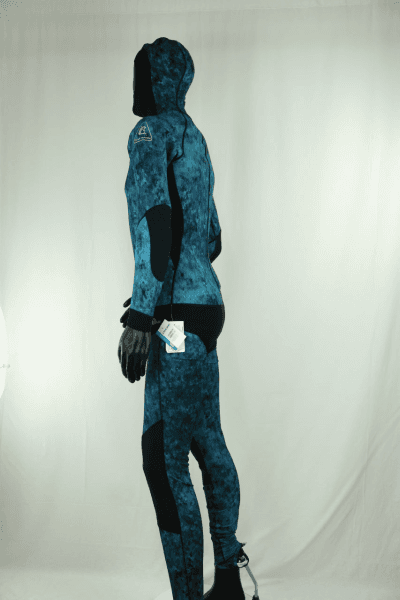 Cressi Blue Hunter 2 Pcs Mm Camouflage Wetsuits(Only Top) Wetsuit / Rashguard