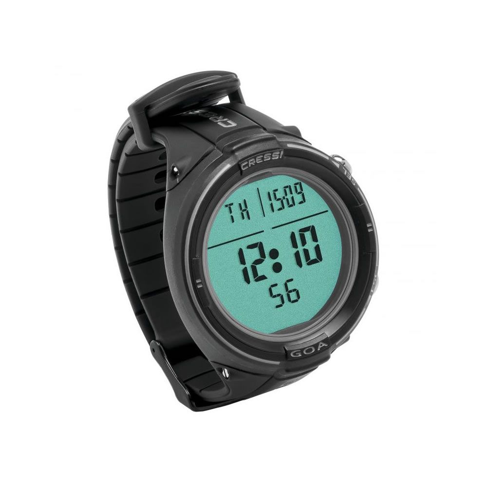 Cressi Goa Dive Watch Computer 4 Programs - Freediving, Scuba/Nitrox, Gage | Made in Italy