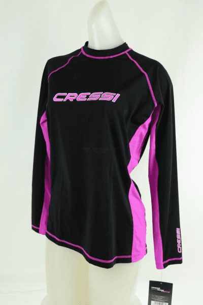 Cressi Womens Rash Guard With Sun Protection Lady Wetsuit / Rashguard
