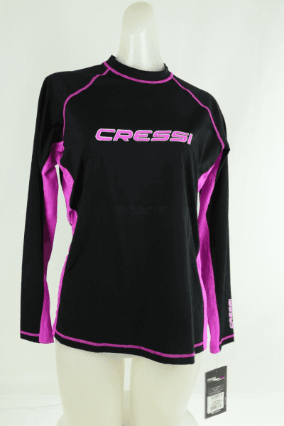 Cressi Womens Rash Guard With Sun Protection Lady Wetsuit / Rashguard