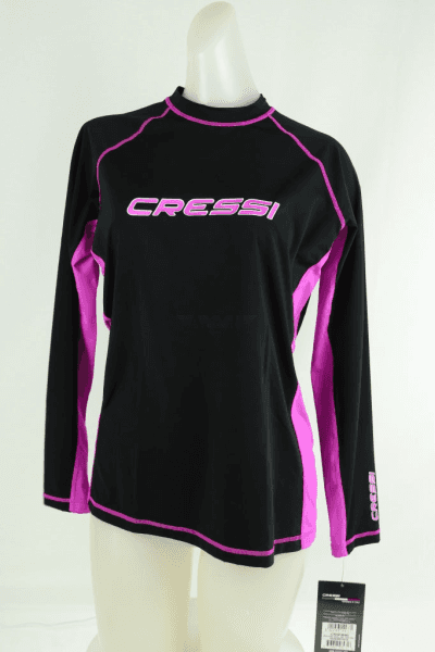 Cressi Womens Rash Guard With Sun Protection Lady Wetsuit / Rashguard