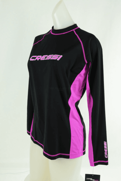 Cressi Womens Rash Guard With Sun Protection Lady Wetsuit / Rashguard