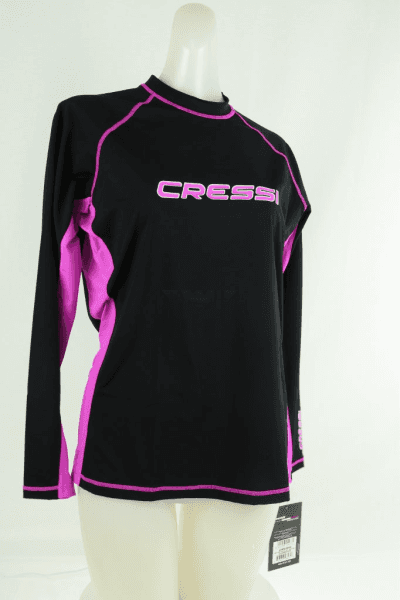 Cressi Womens Rash Guard With Sun Protection Lady Wetsuit / Rashguard
