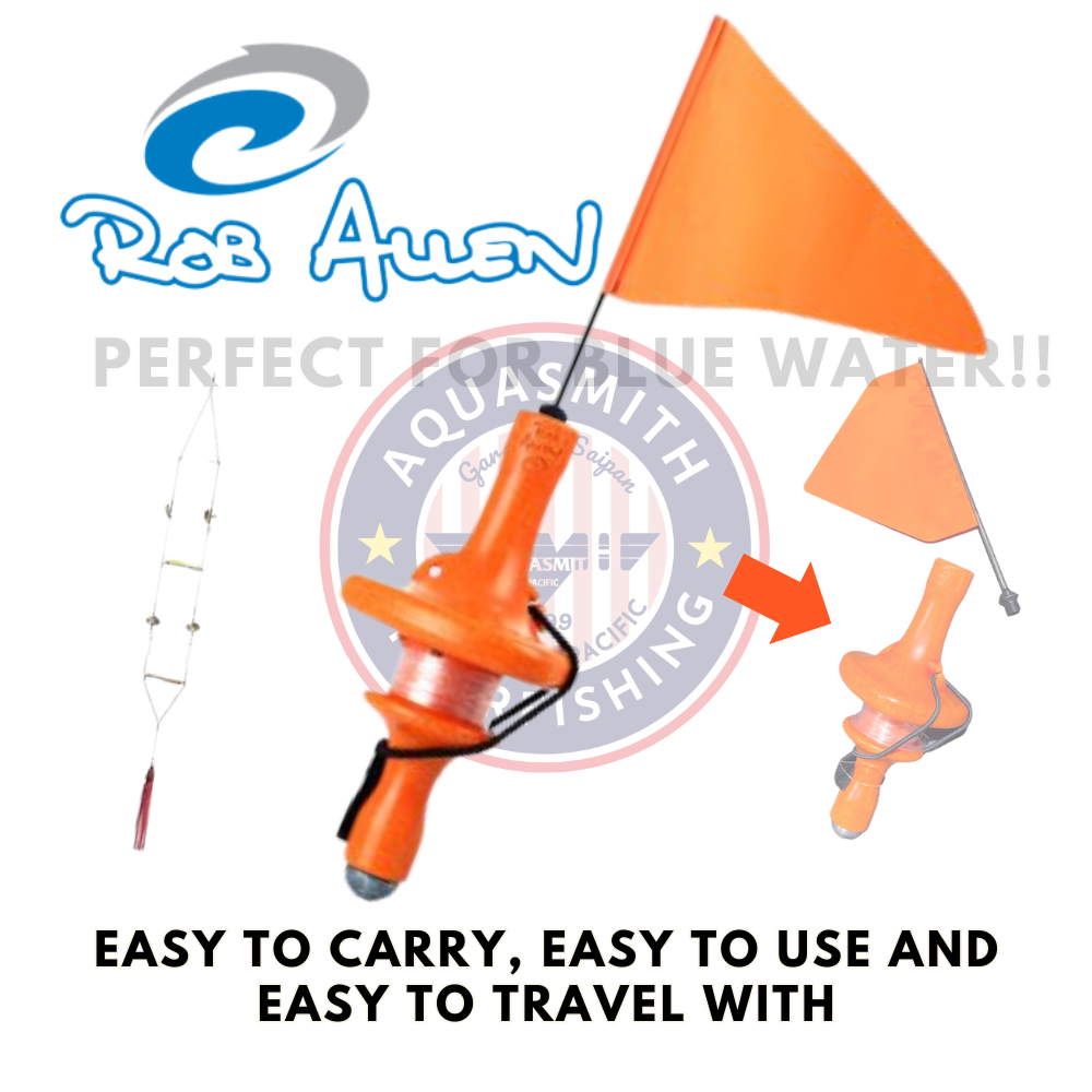 Rob Allen Flash Float Line Winder w/ flag