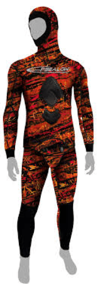 Epsealon Red Fusion Wetsuit 1.5 Mm / Rashguard