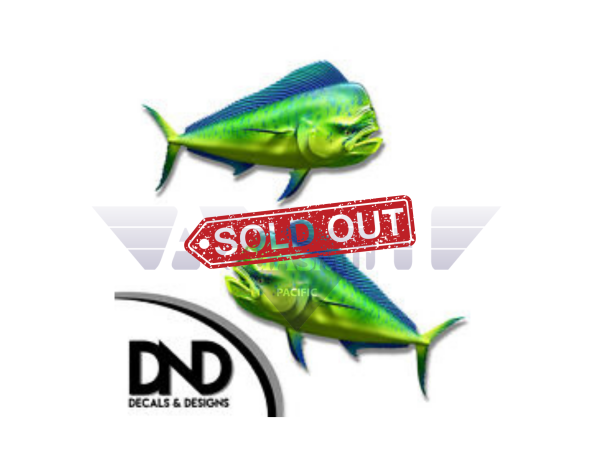Fish Decal Bumper Sticker Mahi Apparel