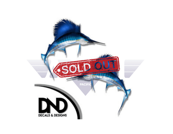 Fish Decal Bumper Sticker Sailfish Apparel