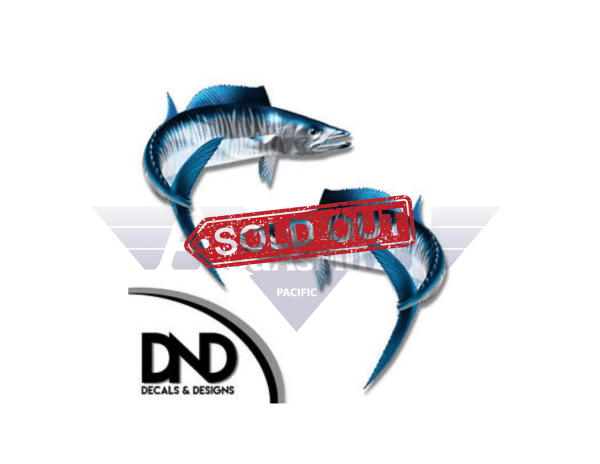 Fish Decal Bumper Sticker Wahoo Apparel