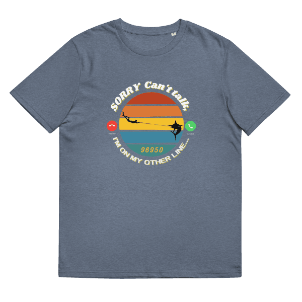 My Line Organic Cotton T-Shirt Dark Heather Blue / S