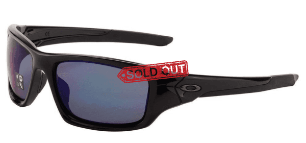 Oakley Valve Sunglasses - Dark Grey / Emerald Iridium Polarized