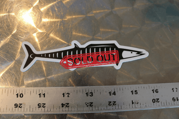 Rob Allen Stickers Wahoo Apparel