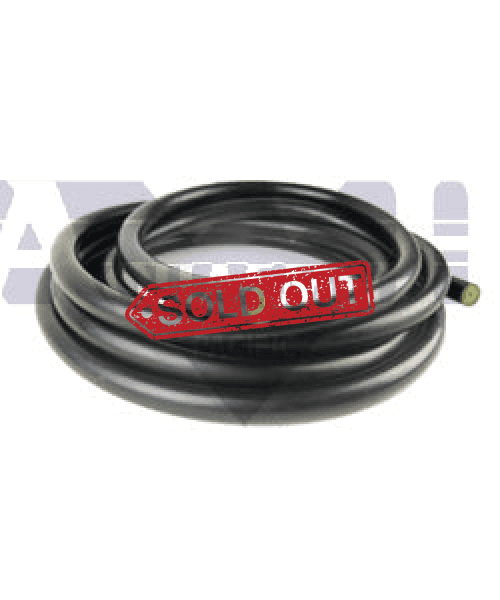 Small Id 16Mm Black Over Amber Bulk Rubber (Price Per Inch) Bands