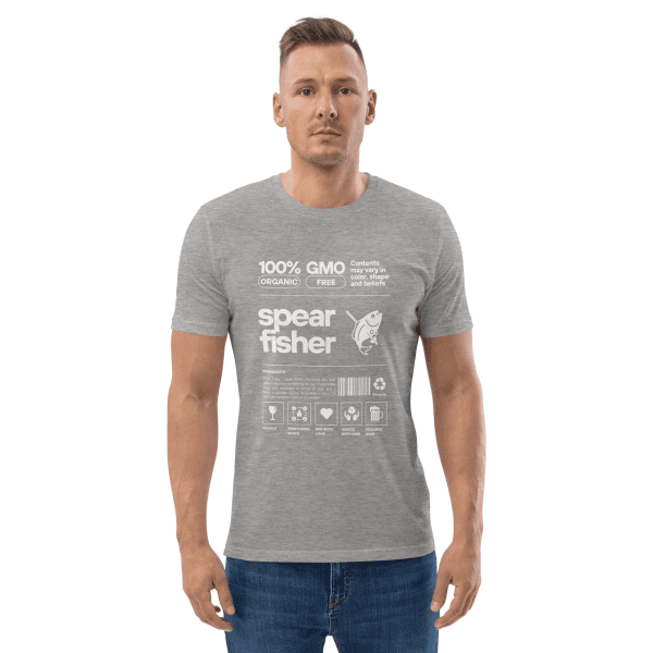 Spearfisher Organic Cotton T-Shirt Heather Grey / S