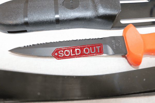 Spearfishers Knife - Orange Knives