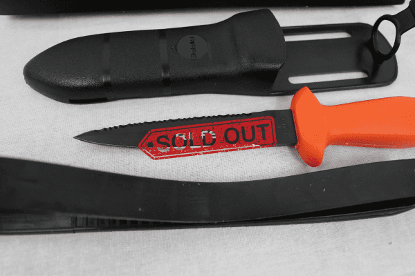 Spearfishers Knife - Orange Knives