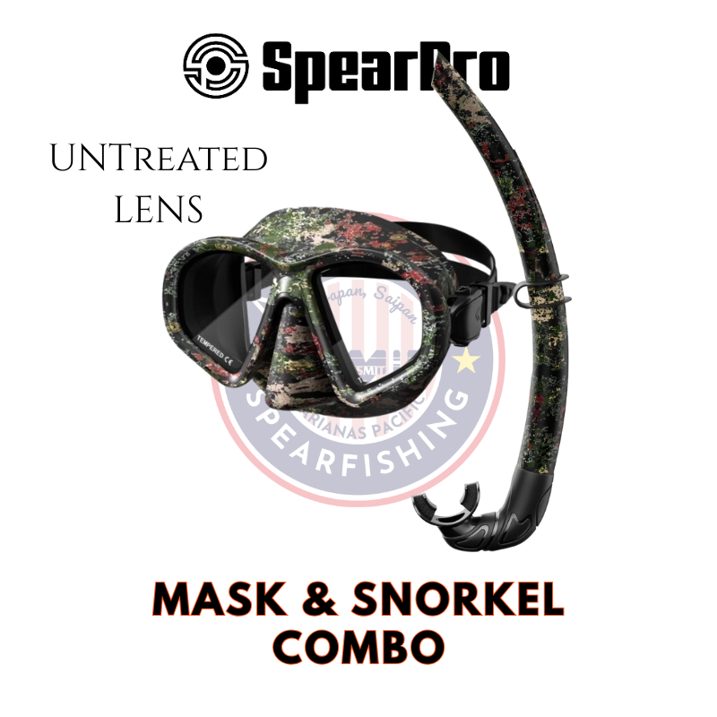 SpearPro Venom Mask & Snorkel Combo | Spearfishing & Diving Mask