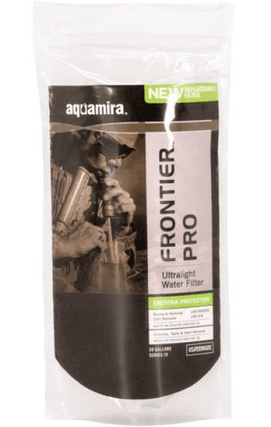Aquamira Tactical Frontier Pro Ultralight Filter - Grn Survival / Camping