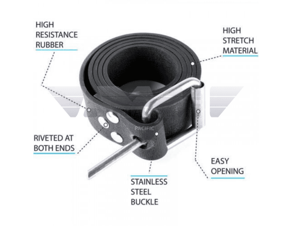 Cressi Rubber Weight Belt Belts / Stringers