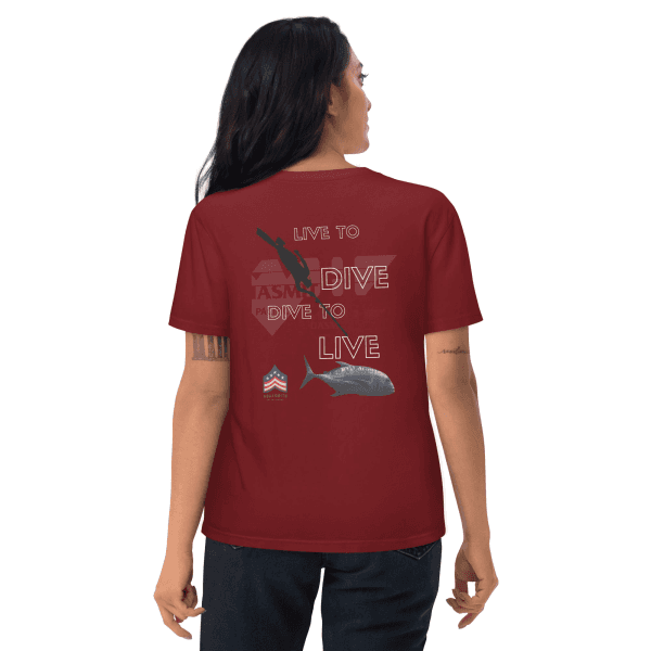 Live To Dive Burgundy / S