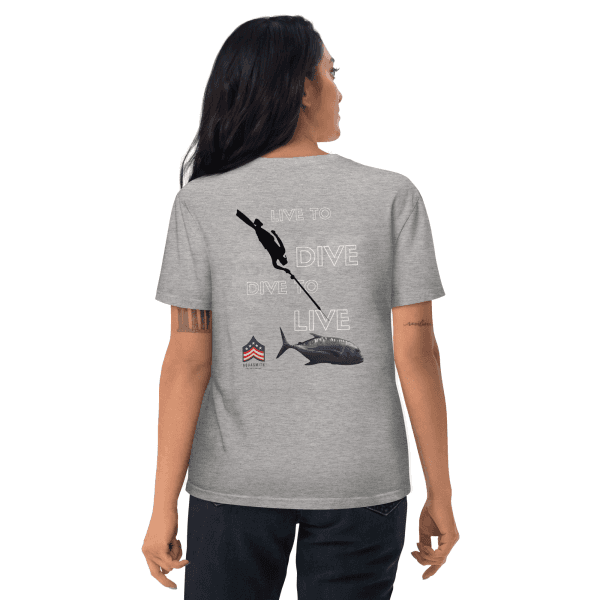 Live To Dive Heather Grey / S