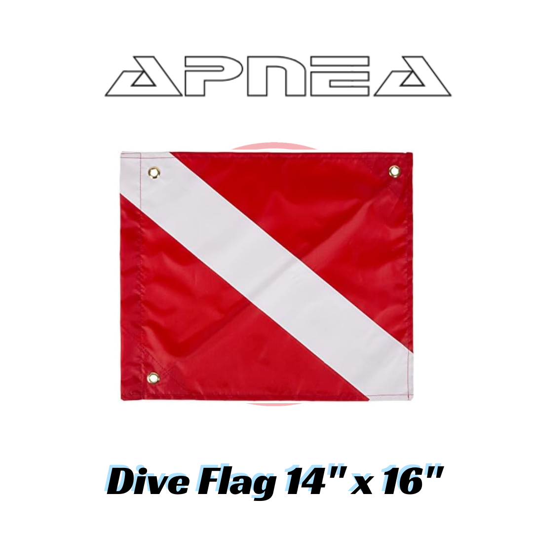 Apnea Dive Flag 14" x 16"
