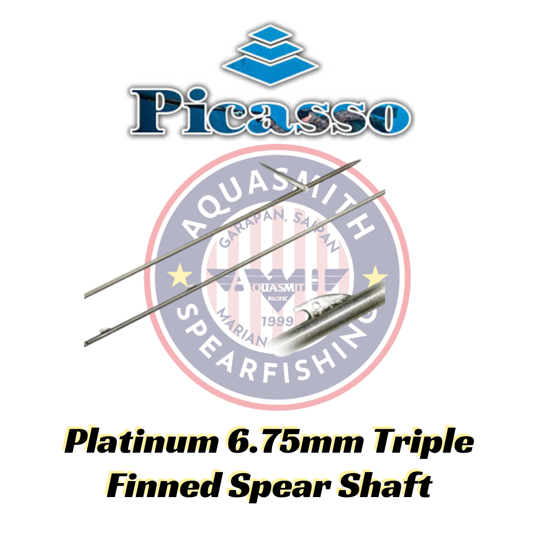 Picasso Platinum 6.75mm Triple Finned Spear Shaft