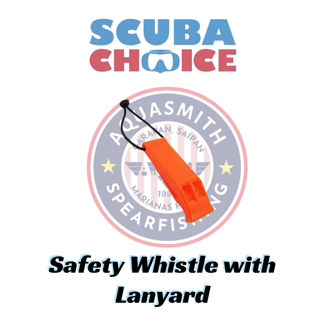 Scuba Choice Scuba Diving Safety Whistle, Orange