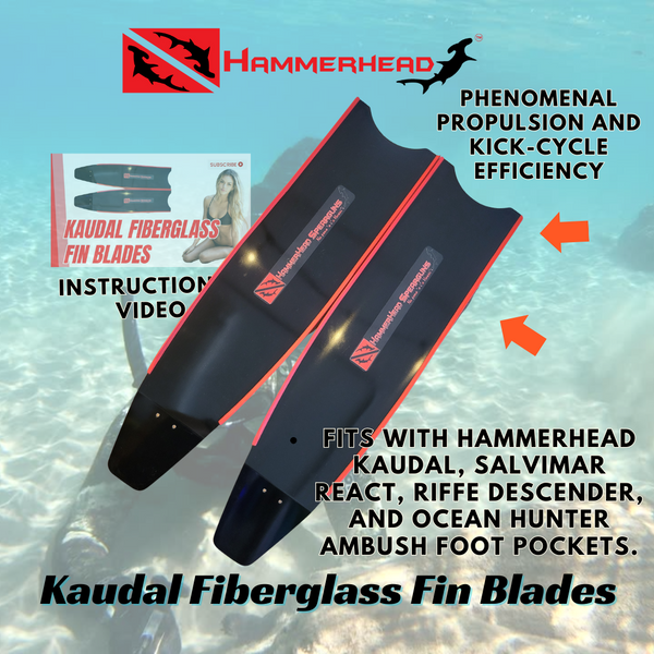 HammerHead Kaudal Fiberglass Fin Blades