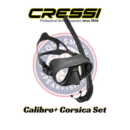 Cressi Calibro & Corsica Snorkel Combo