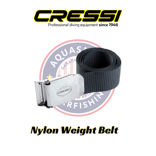 Cressi Nylon Weight Belt with Stainless Steel Buckle