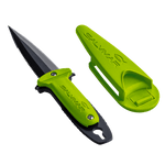 Salvimar Coltello Atlantis 100 Black Blade Knife - Acid Green