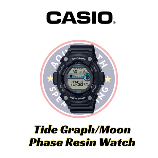 CASIO Tide Graph/Moon Phase Resin Watch
