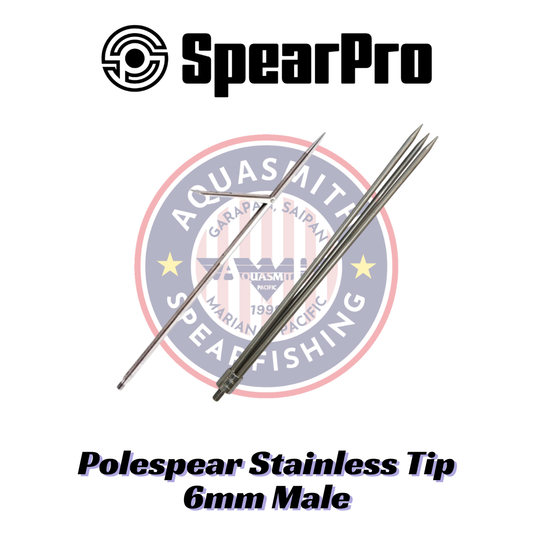 Polespear Stainless Tip 6mm Male