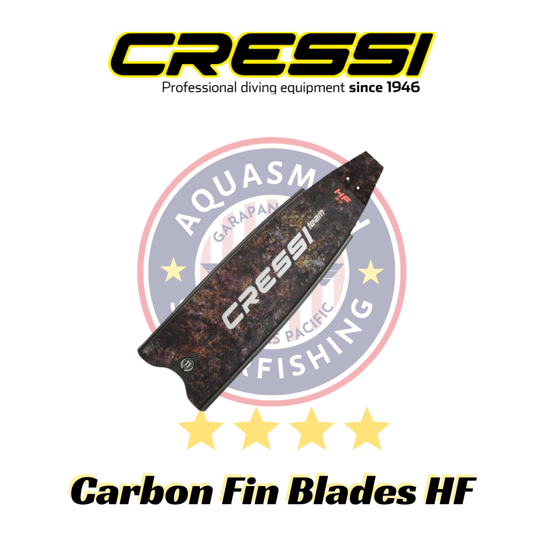 Cressi Carbon Fin Blades HF  Medium-Hard Stiffness No.4