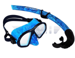 Apnea Freediving Ecosys Mask And Snorkel Combo Ocean Blue Masks