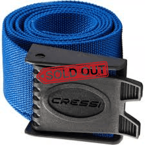 Cressi Nylon Weight Belt With Quick Release Hard Plastic Buckle Belts / Stringers
